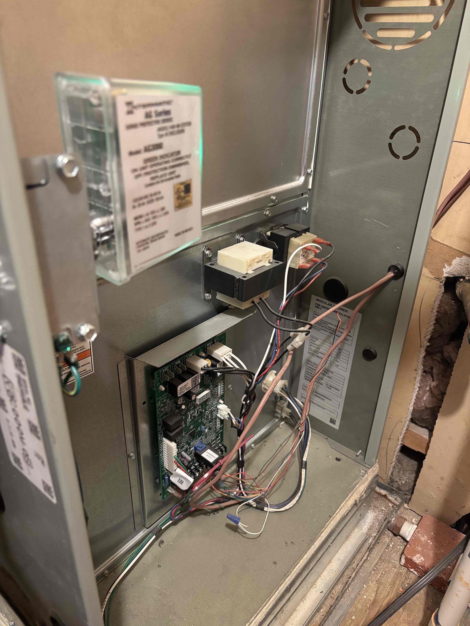 Performed a heating maintenance on a heat pump located in attic access. Check sequence of operations by checking out all electrical and temperature rise. Also cleaned out condensation line and changed out filter explained the great benefit benefits of a water safety switch. At this time system is heating up the house properly with no errors or alerts present. System is also switching back into cool mode properly at this time. All is within range.