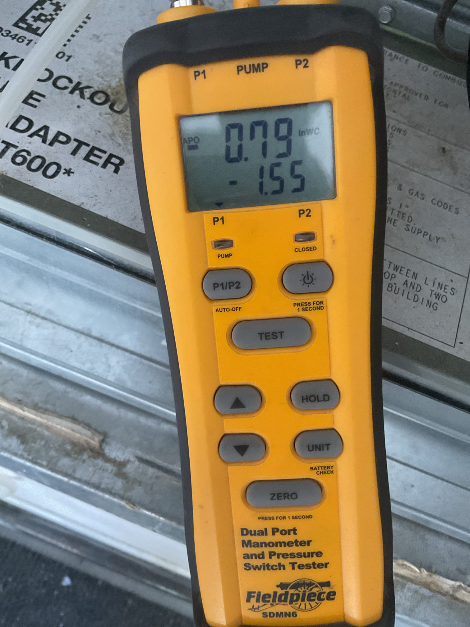 Indoor unit safety inspection and maintenance. Due to Southern California gas company, gas furnace would not complete the sequence of operation in heating because gas service was cut off from the house. Client is free to reschedule furnace inspection once gas service has been restored. Checked static pressure readings and blower motor amp draw. Cleared condensate and replace filters. Thermostat: OK. Starbucks. 