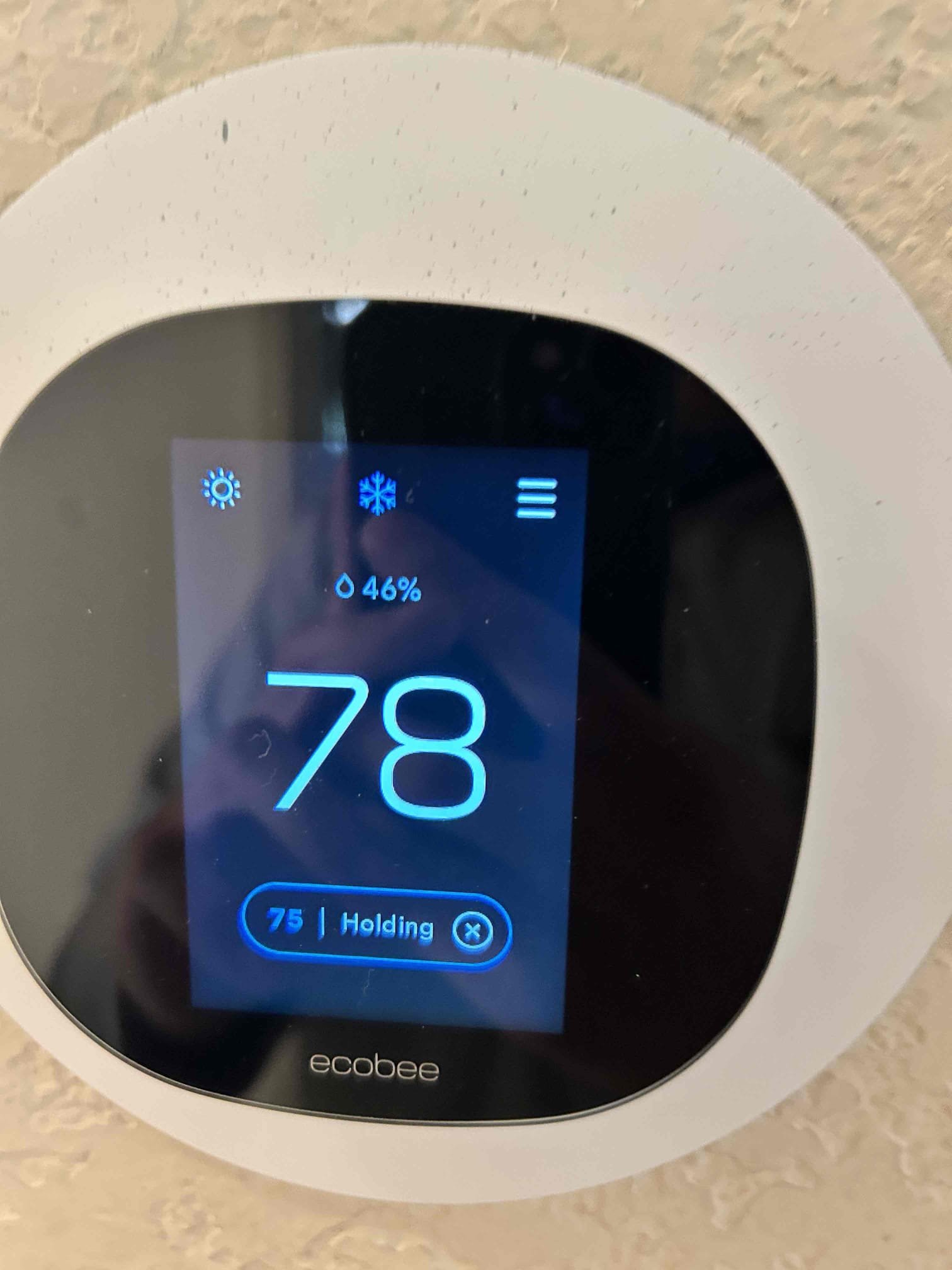 Performed annual maintenance on the 2024 American Standard split-system heat pump.

* Replaced the 16 x 25” air filter in the attic-located upflow filter rack. Access to the filter rack is through the attic bathroom and requires a 6-foot ladder.
* Inspected system operation and checked the circuit board.
* Checked airflow, temperature rise, and blower motor amperage.
* Cleared the condensate drain line to ensure proper drainage.
* Checked the water safety switch for proper operation.
* Inspected ductwork for signs of deterioration, damage, or collapse.
* Checked the Ecobee thermostat settings and verified the heating and cooling temperature ranges.
* Renewed the client’s Comfort Plan.
* Received the service card.

System Status: System is operating normally in both heating and cooling modes at the time of service.