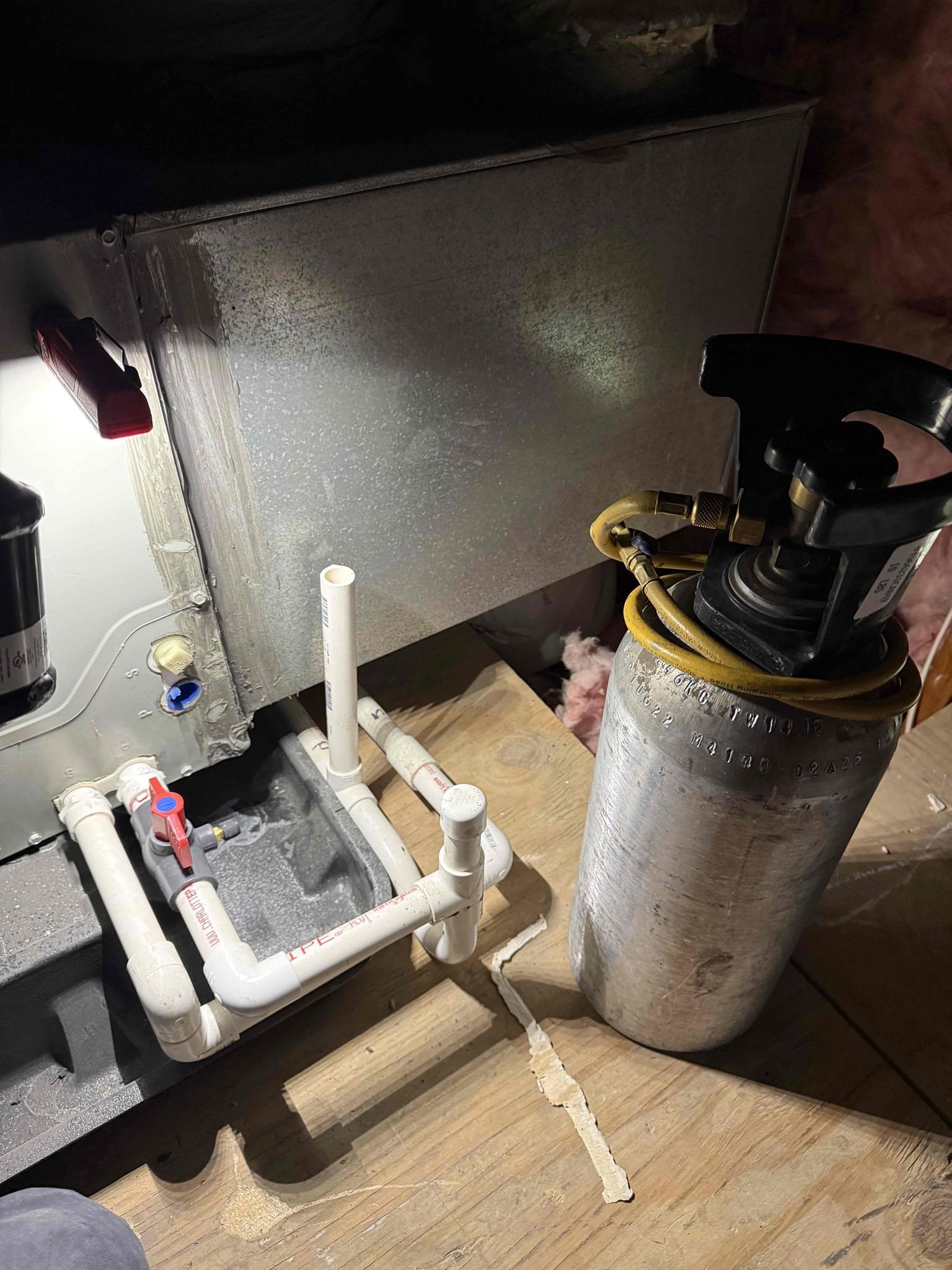 Performed annual heating maintenance on a 2022 American Standard gold heat pump. Replaced 20x30 filter located in upper wall. Fau is located in hallway attic access. Cleared condensation line from clear out valve. Followed sequence of operations and checked voltage, amperage, capacitor, temperature rise, refrigerant levels, secured electrical connections and dusted off electrical compartments. Honeywell 8000 thermostat checked out operational. System is working properly in heating at this time of service. Gave client Starbucks gift card but client returned card.