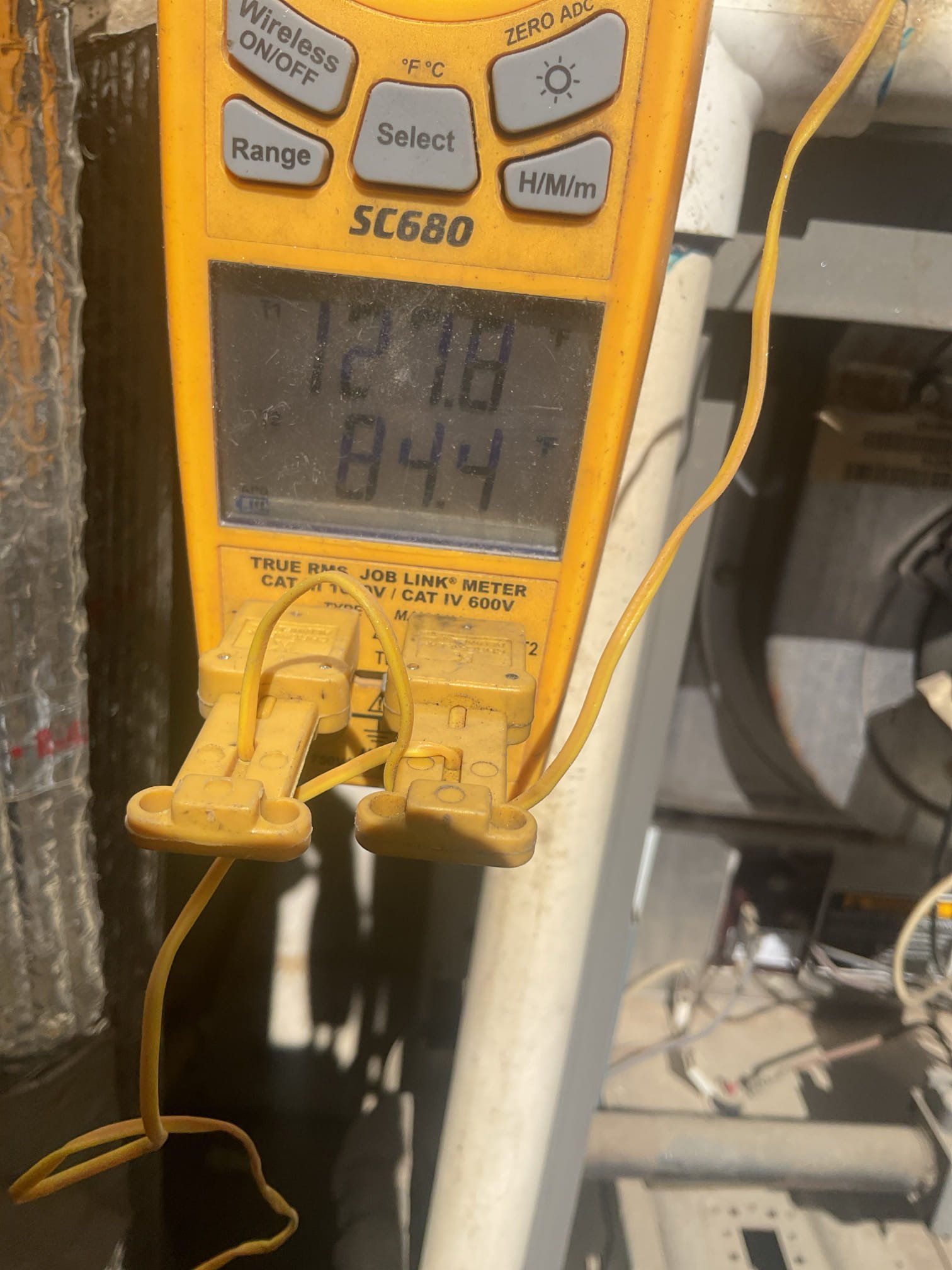 Indoor unit safety inspection and maintenance. Gas furnace is installed in the courtyard within a mechanical closet. Outdoor unit is installed in the courtyard – straight cool condenser. Equipment executed the sequence of operation in heating. Checked blower capacitor and blower amperage. Checked static pressure and temperature heat rise. Replaced filter. Thermostat – OK. System is functioning according to manufacture specifications. Pre-booked cooling maintenance – Starbucks.