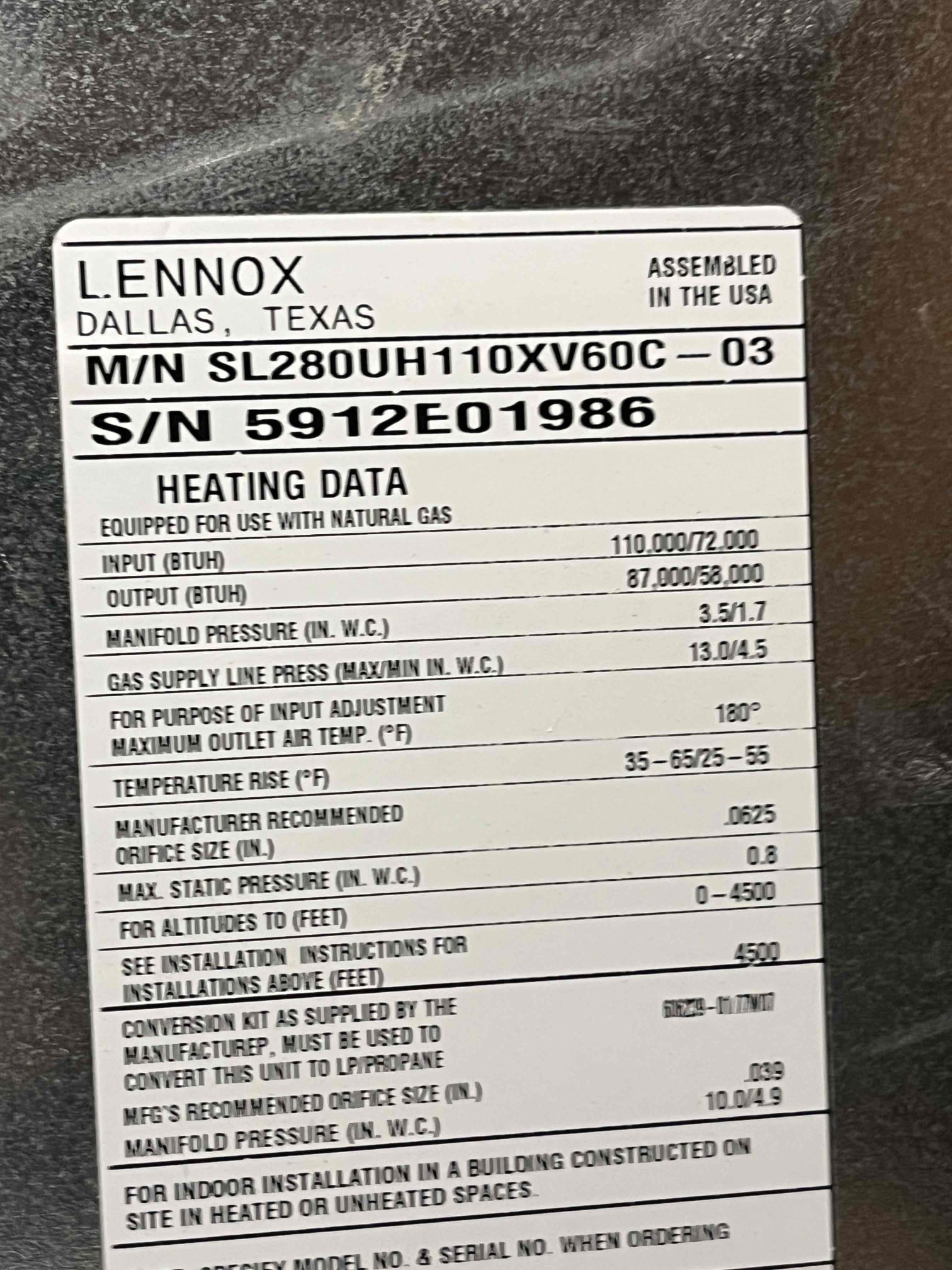 🔥💨
Single system service
2012 Lennox split system-gas electric
Furnace is located in attic/master closet access
Condenser located on ground

Semi annual HVAC fall service

Replaced 14x14.  20x20.  20x30 ceiling mounted filters throughout the house
Cycle equipment followed system, sequence of operation, checked, inducer motor, blower motor, heating safety sensors, flame, sensors, gas, pressure, amps and voltage
Blower wheel checked out OK
Ecobee thermostat checked out OK.
Cleared condensation line, cleaned out burners, furnace, and mechanical platform
Check for carbon monoxide/nothing detected.
✅
Equipment checked out operational at this visit

🗣️
Informed client of water safety switch, to prevent condensation overflow in attic

Attached is an estimate for recommended repairs

☕️🎃
Gave client Starbucks gift card for October maintenance

📆
Booked summer visit