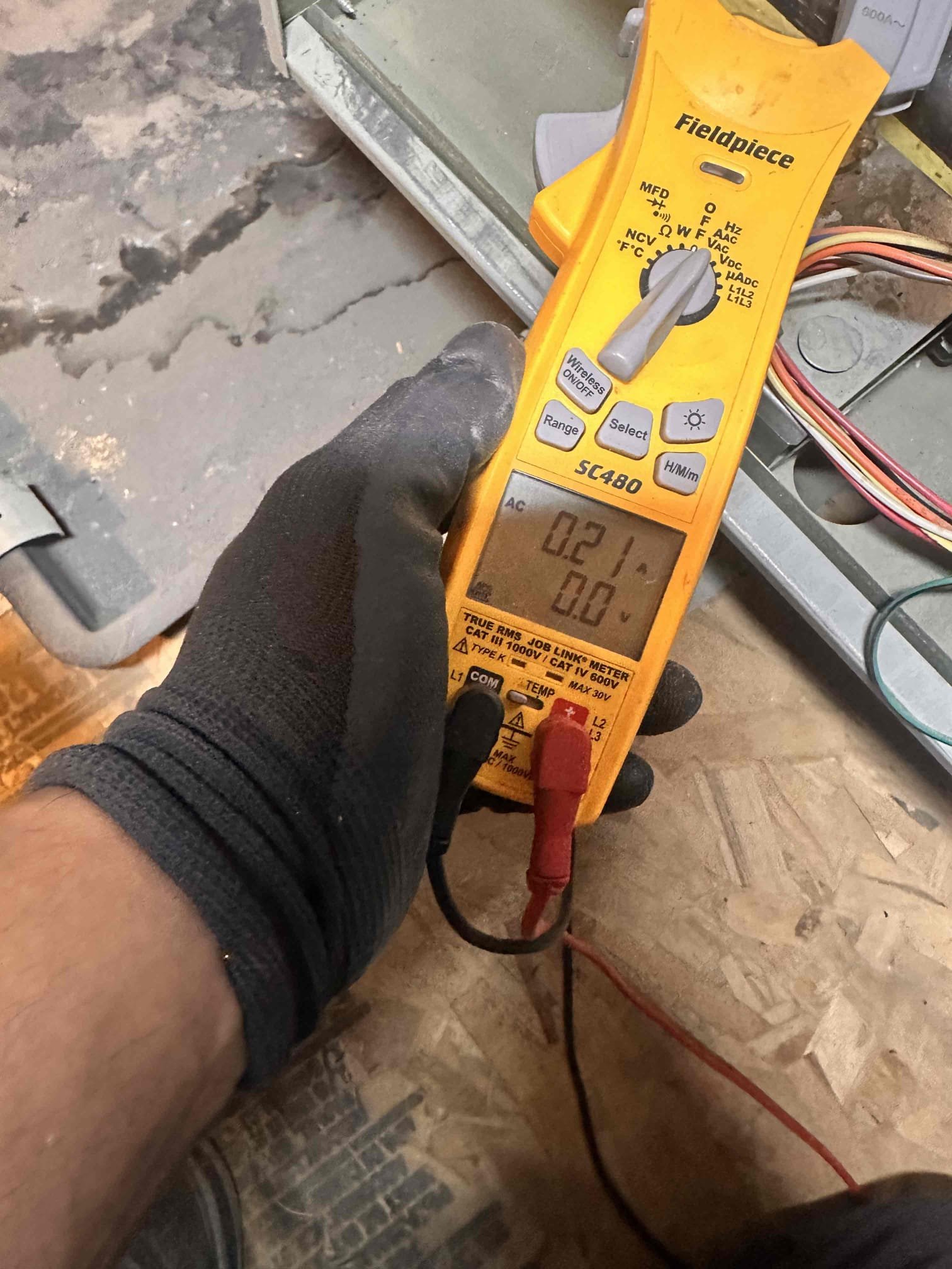Performed scheduled heating maintenance and safety check.

Indoor equipment — 2019 Trane
Model: TUD2C100B9V5VBB
Serial: 192226MGGG

Indoor equipment is located in the attic, with access through the laundry room. Member reported replacing the filters, including the 14 × 14 filter. We cleared electrical components, burner compartment, and equipment platform of dust and debris. Verified ducting was secured and attached to the system. Cleared the condensate line at the indoor equipment.

Checked inducer draft motor operation, recording 0.21 amps, and verified its capacitor was within range. Cycled equipment in heating and verified proper sequence of operation. Return temperature measured approximately 81.1°F and supply temperature measured 119.8°F, providing a 38.7°F temperature rise, within the manufacturer’s specified range of 35–65°F. Zero carbon monoxide detected. Nest thermostat checked out operational. System was operating within specifications in heating.

Outdoor equipment — Courte