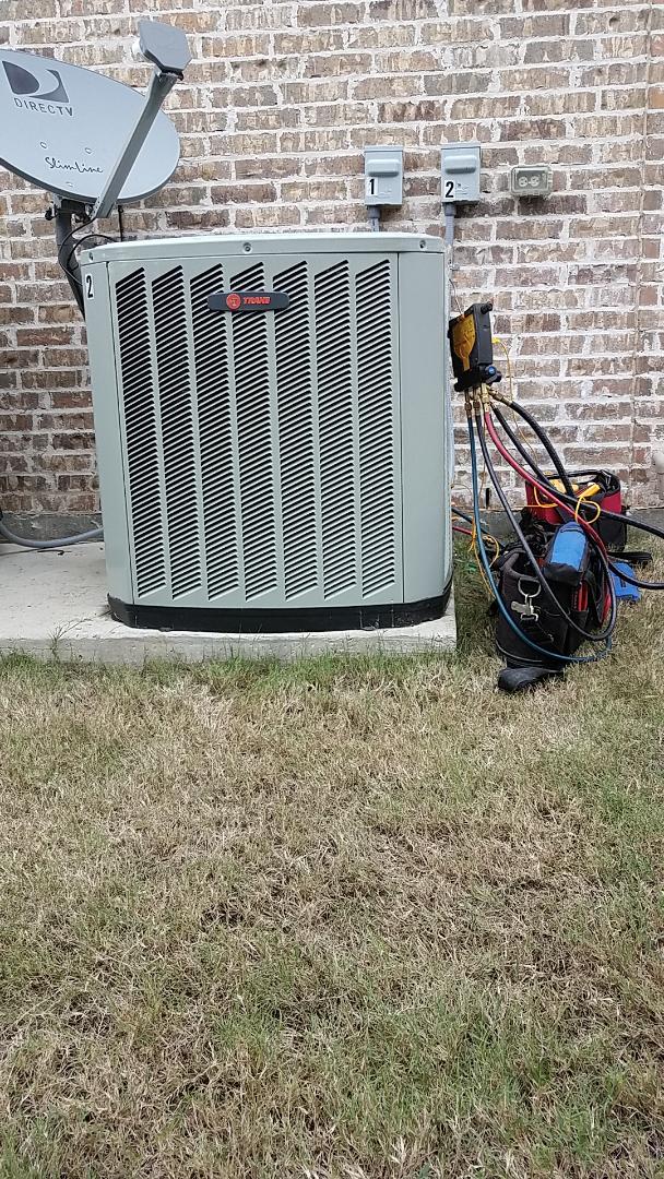 Repairs on upstairs A/C system. 