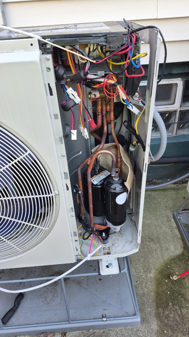 Replacement of a Mini Split compressor  Carrier heat pump 