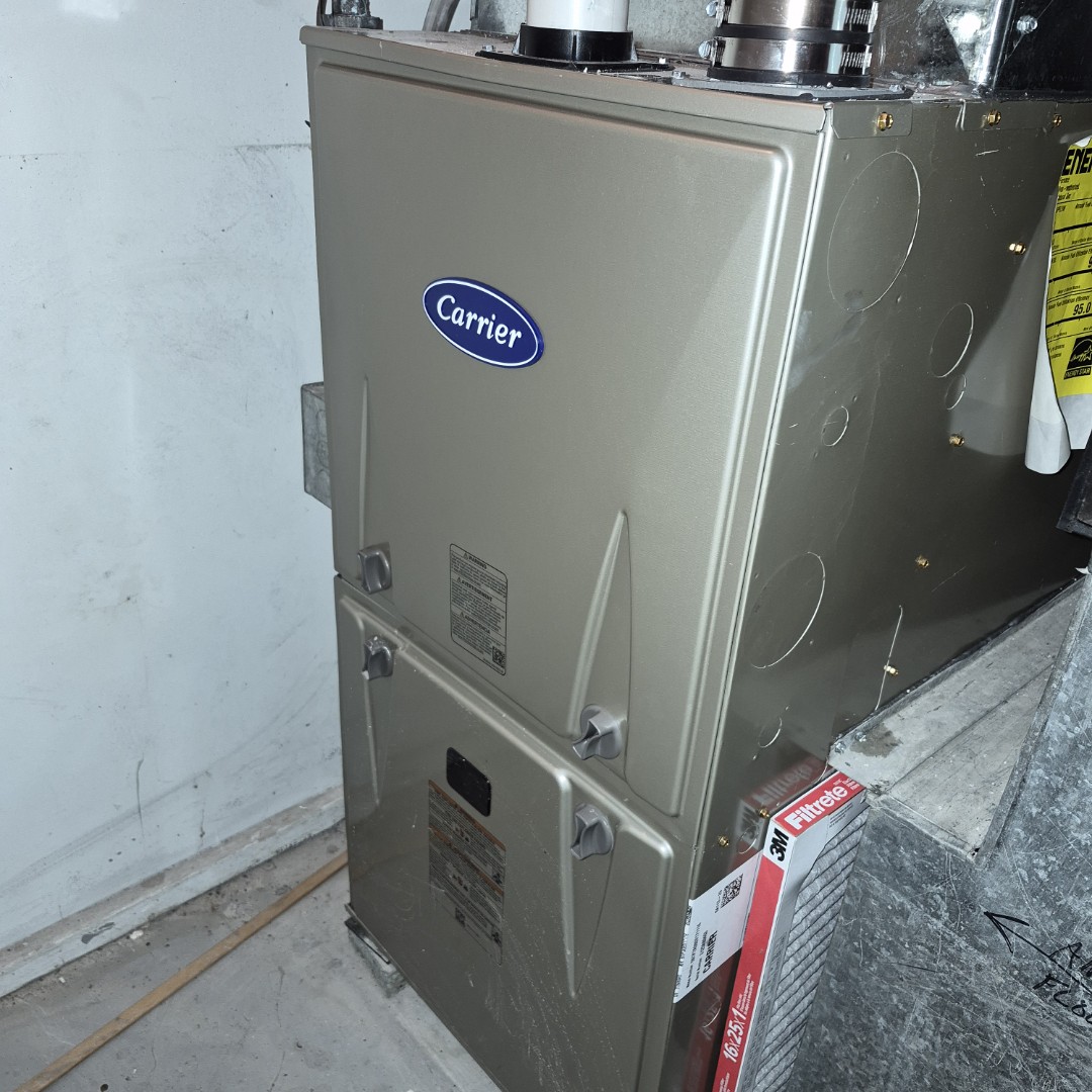 Carrier furnace 

Thermostat replacement 