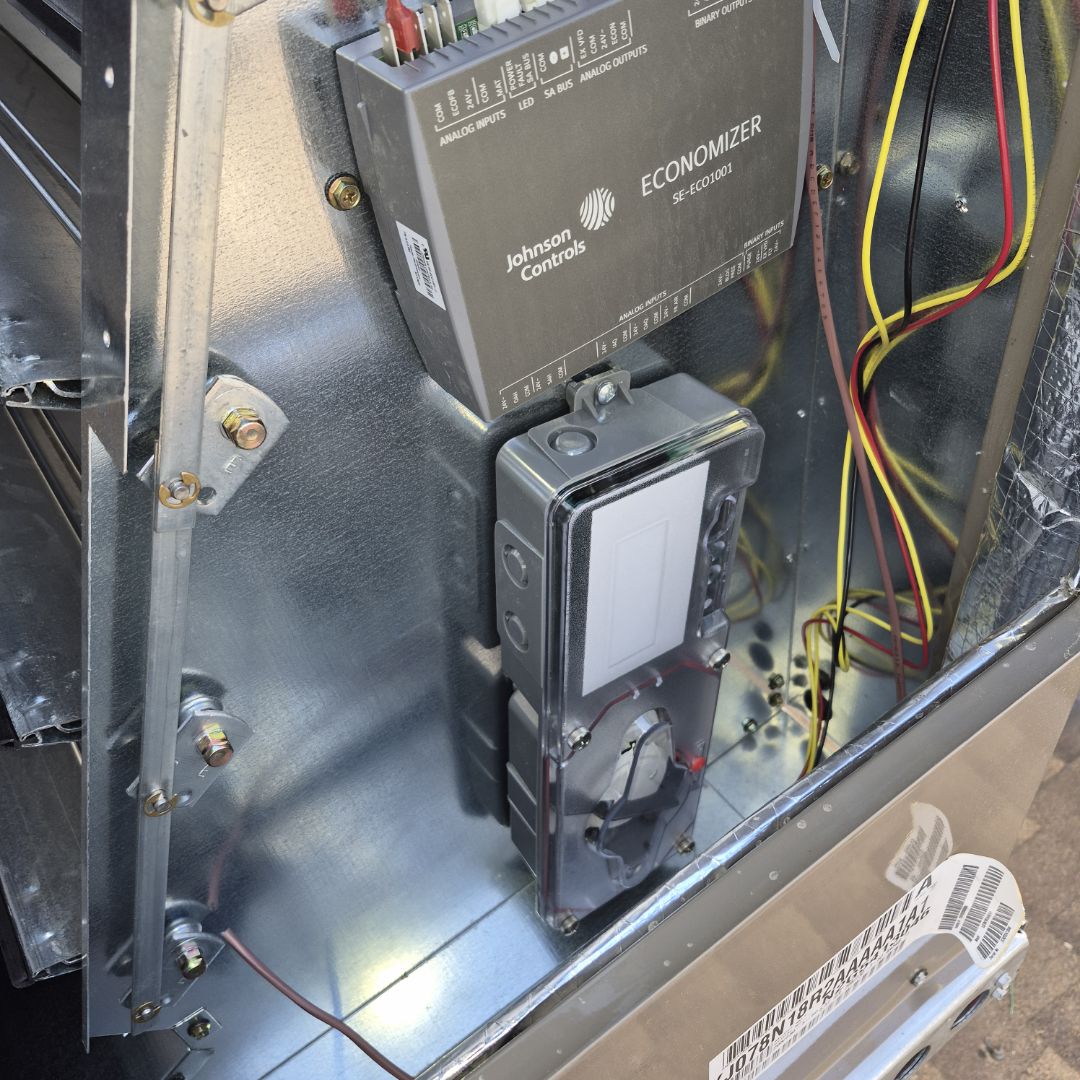 York RTU commercial unit

Installation of a smoke detector damper