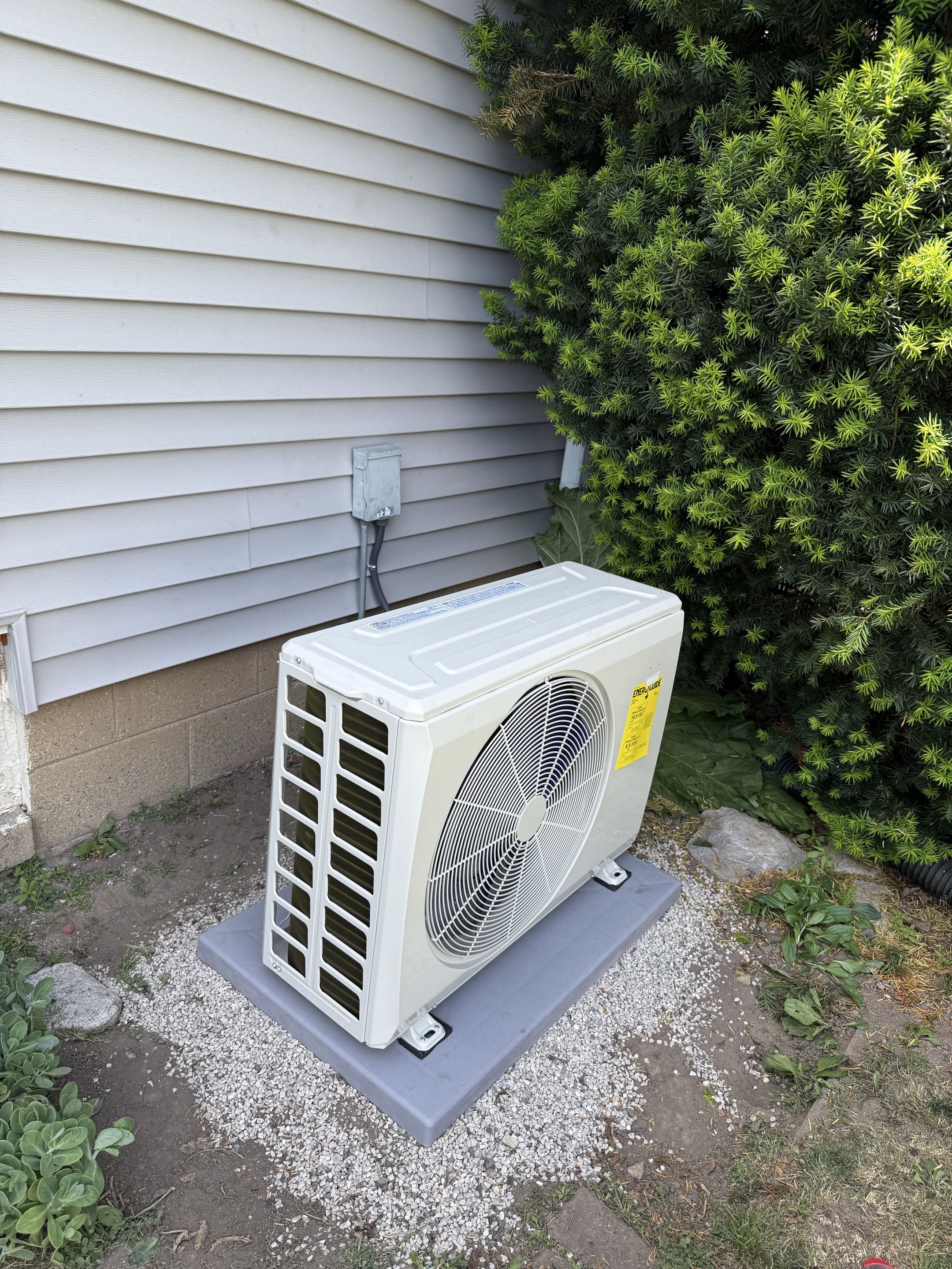 Bryant heat pump install 