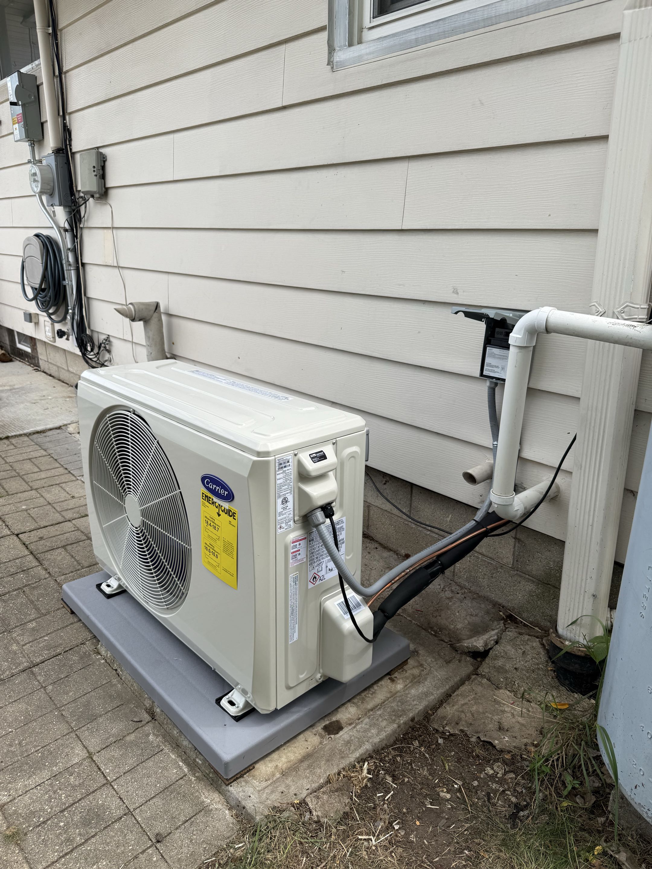 Carrier Heat Pump Install 