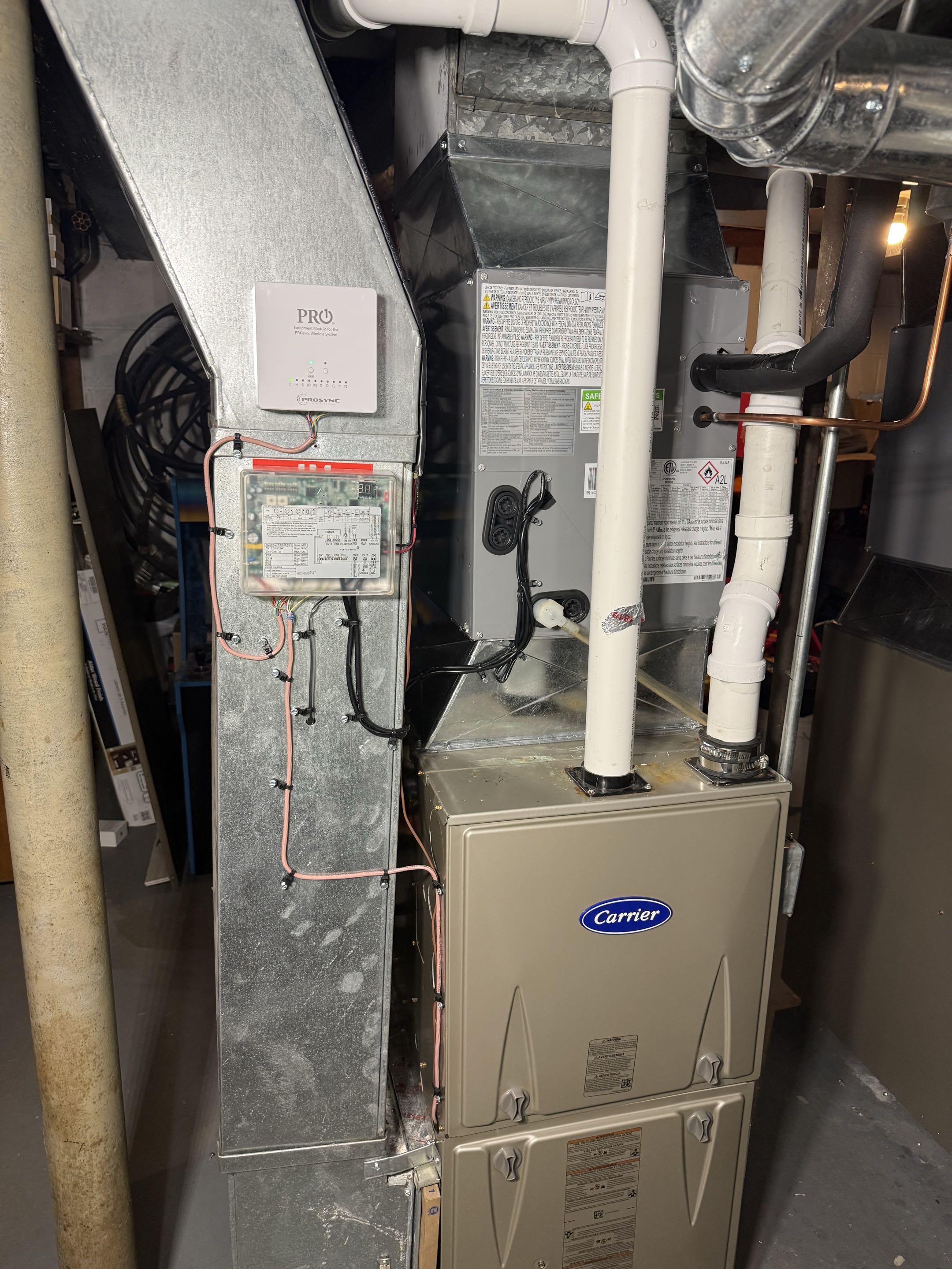 Carrier Heat Pump Install