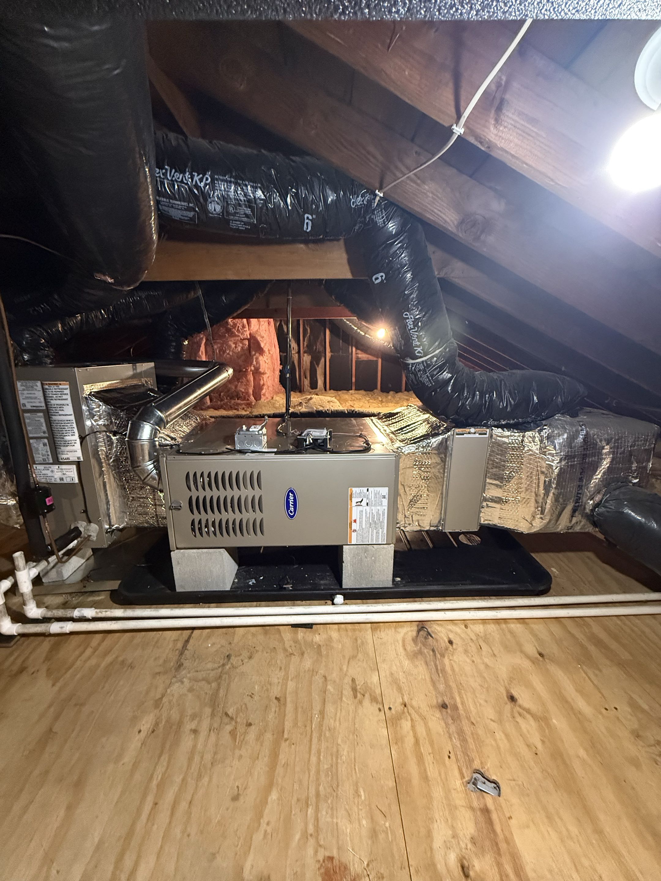Carrier Furnace and Air Conditioner Install 