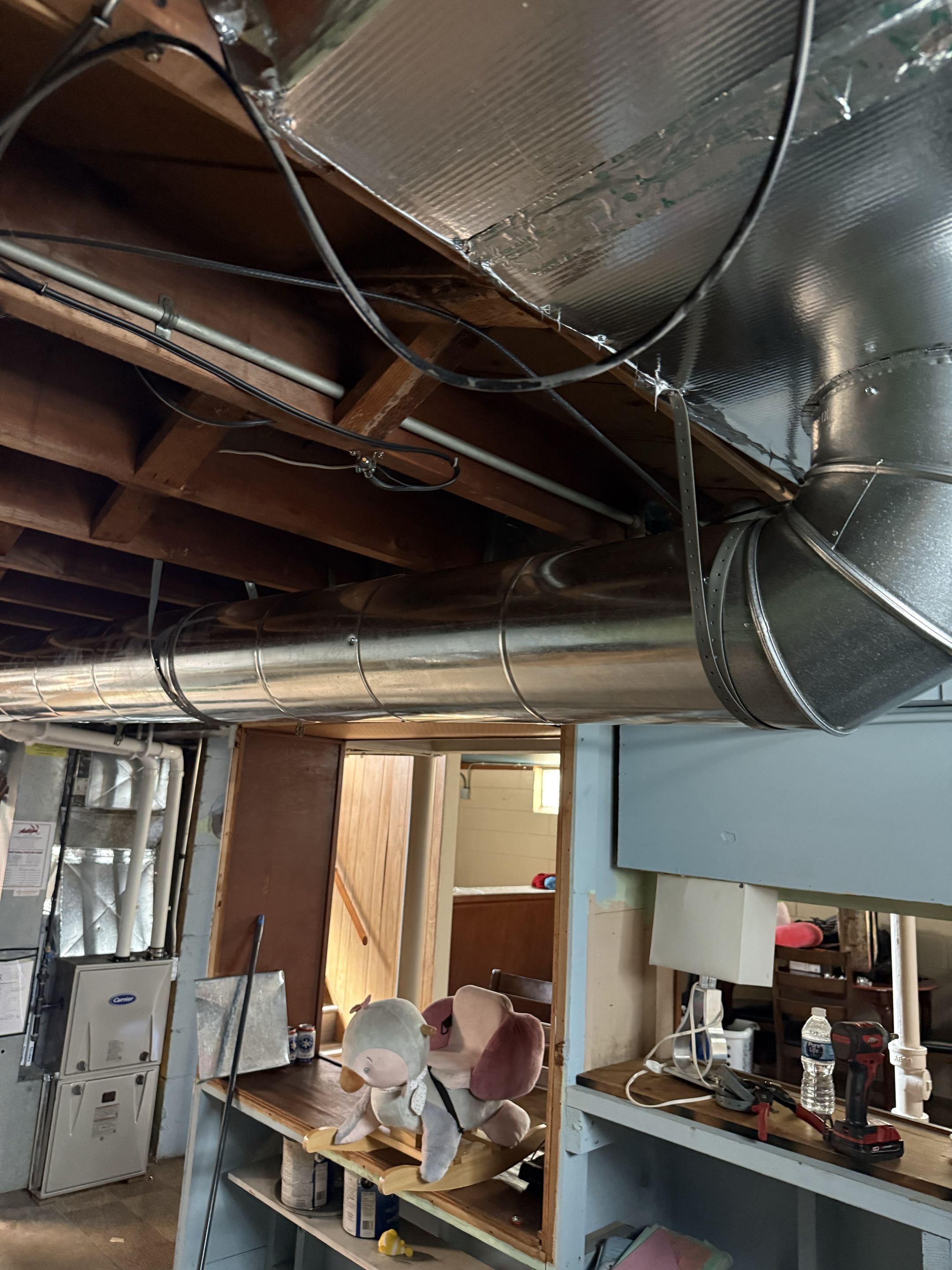 Install Return and Supply Ductwork