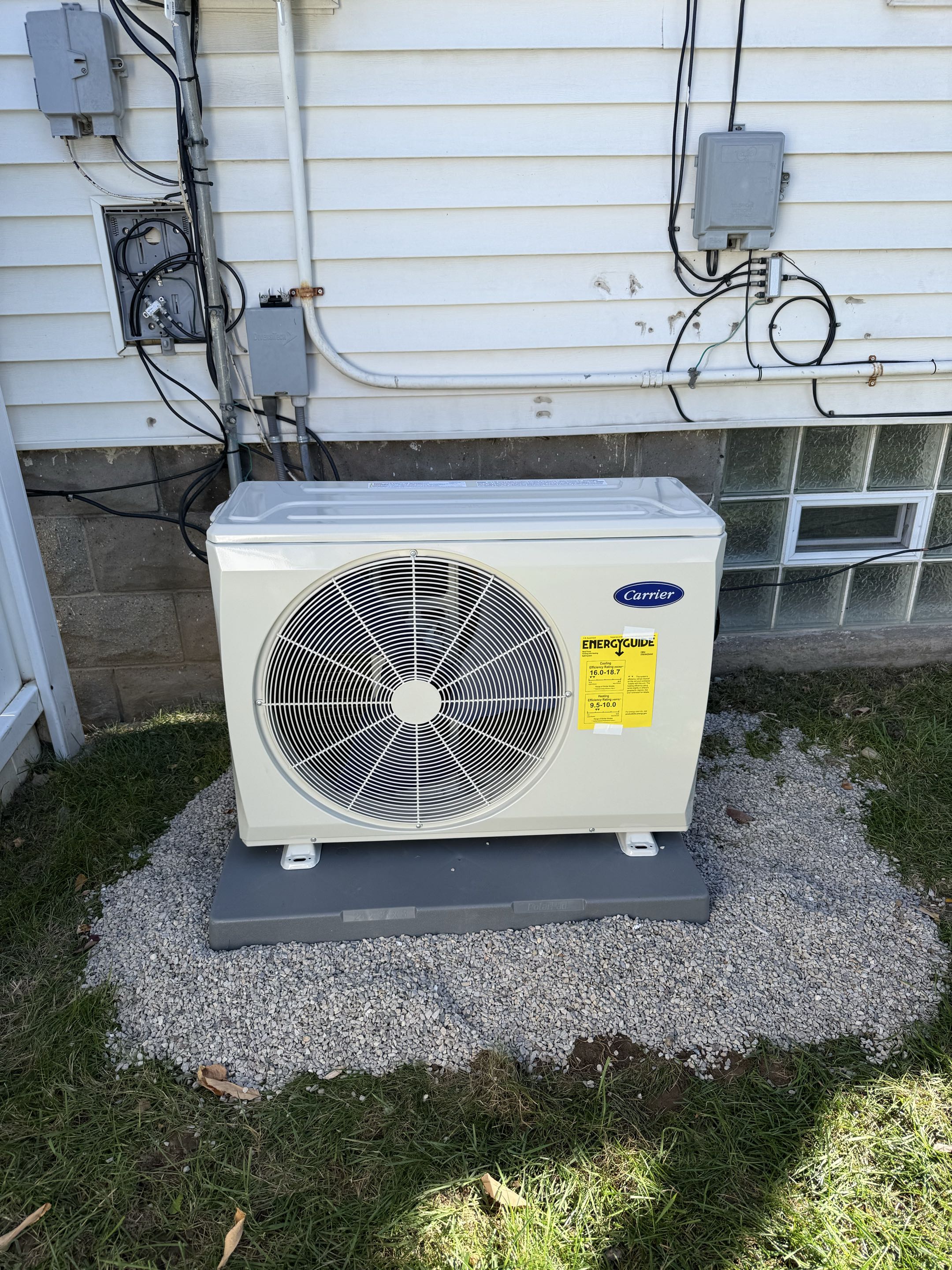 Carrier Heat Pump Install