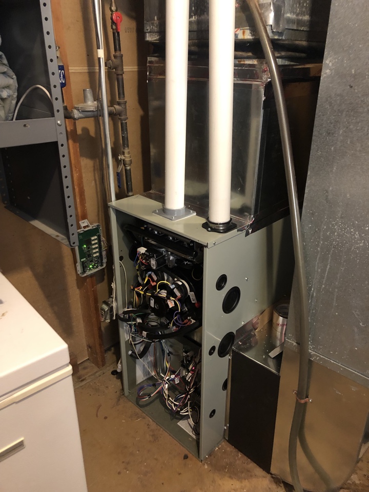 Installing Trane S9 series two stage variable speed furnace. 