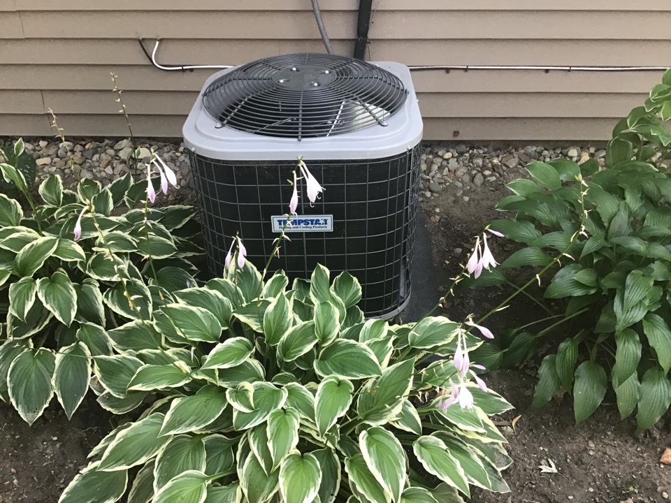 Service on a residential temp star air conditioner in Rochester.