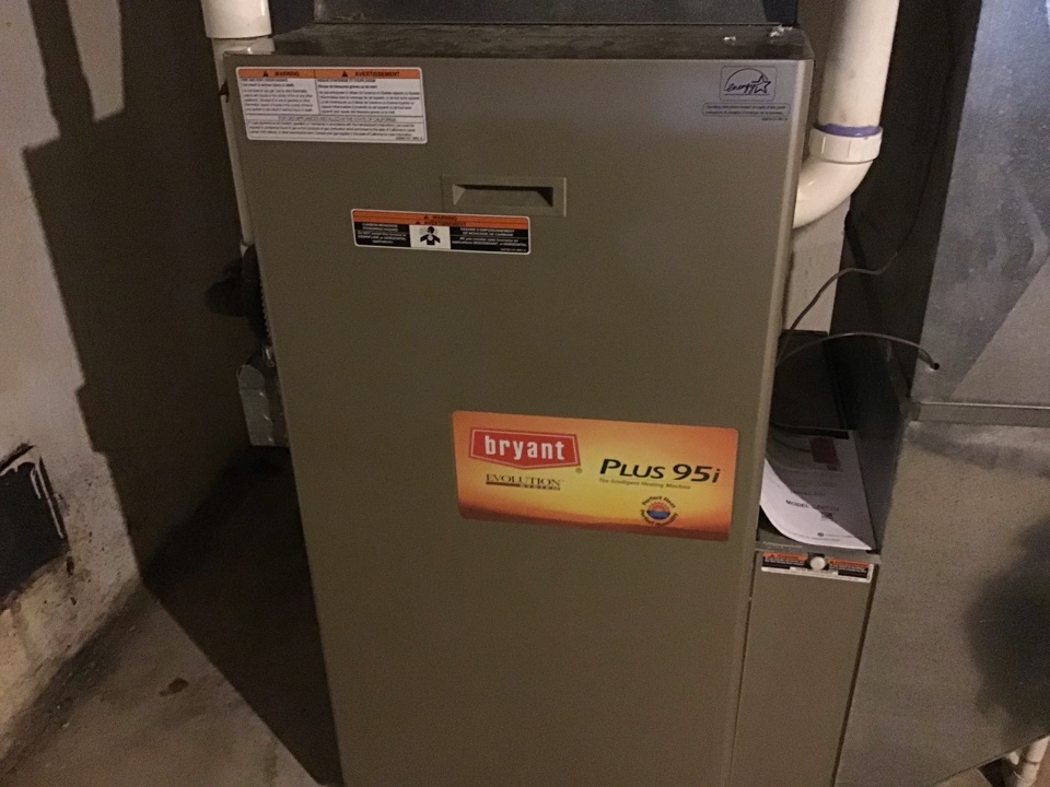 Service on a residential Bryant furnace in Macomb township.