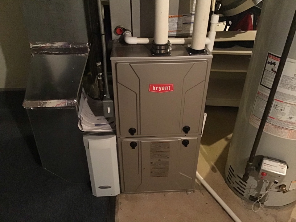 Service on a residential Bryant furnace in Rochester hills.