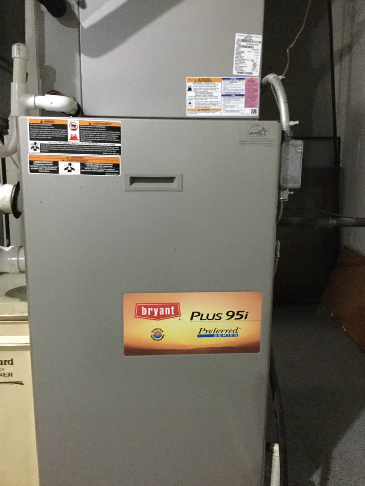 Furnace inspection on Bryant system 