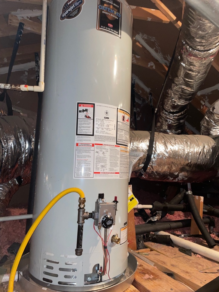 Water heater installation 