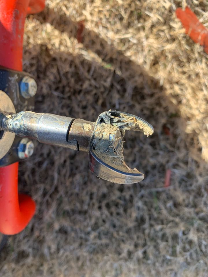 Broken sewer line repair in Burleson. 