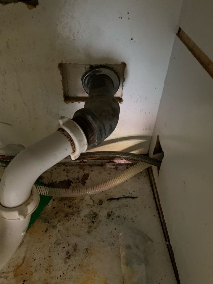 Kitchen sink line renovation in Keene. 