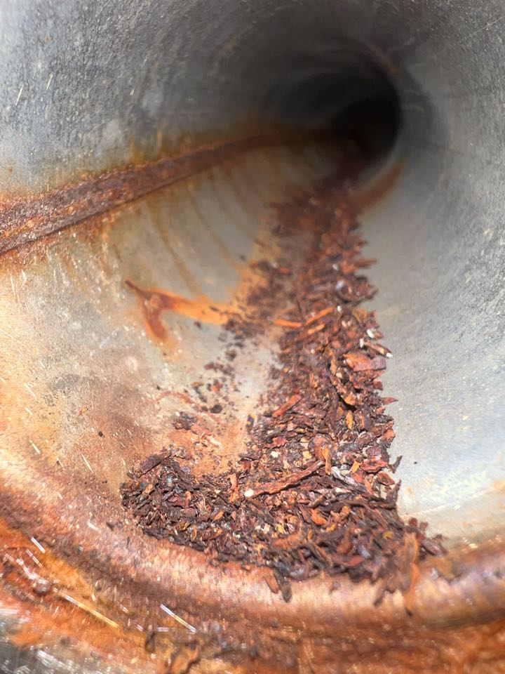 Heat exchanger completely corroded and leaking carbon monoxide 