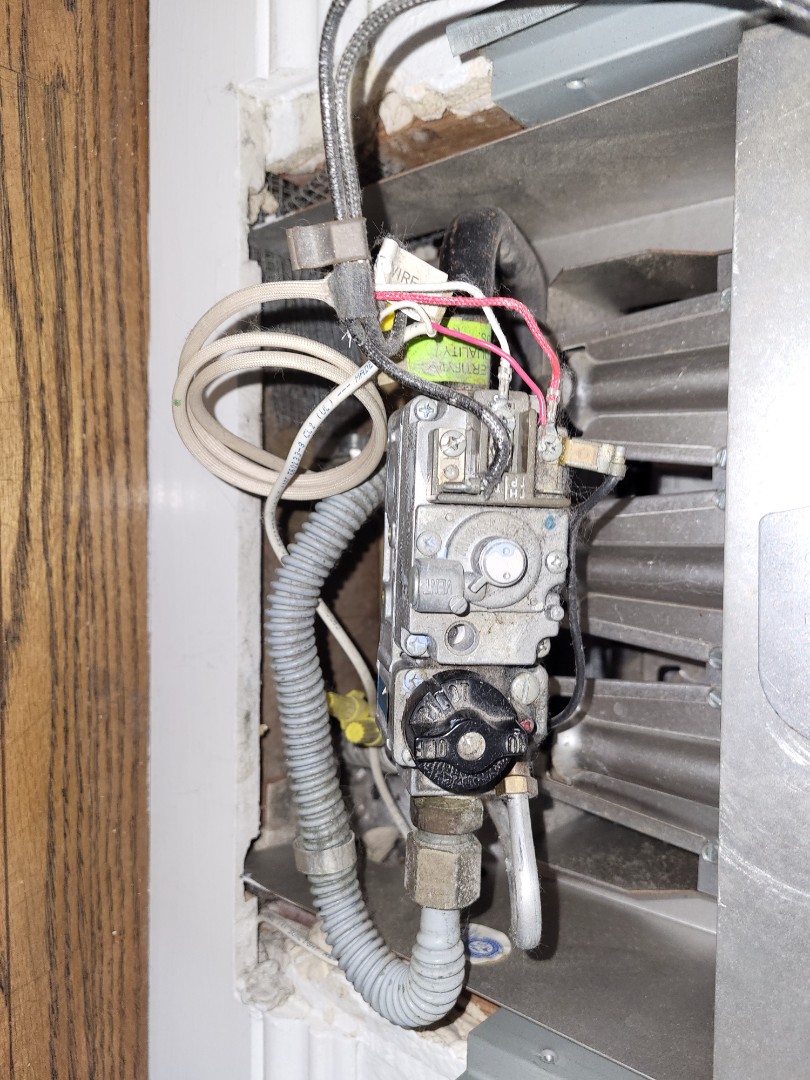 wall heater inspection. inspect wall heater for signs of cracks and cleaned excessive dust build up. system is safe to run. southwest hvac