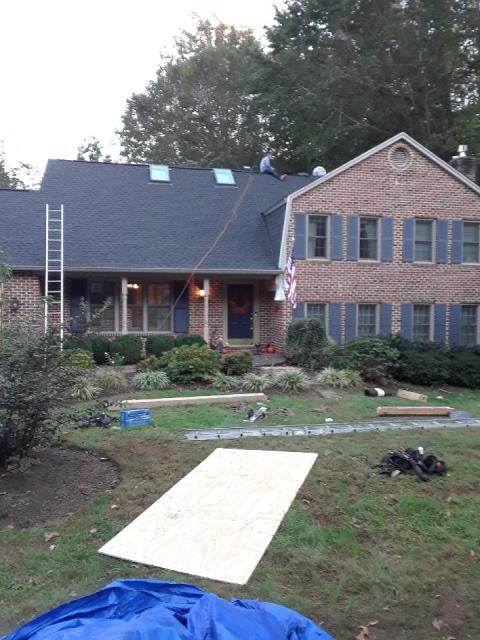 Gainesville, VA - Completed roof replacement with architectural shingles Gainesville, VA - Completed roof replacement with architectural shingles