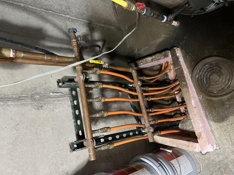Performed comprehensive HVAC maintenance including furnace tune-up and boiler system inspection. Identified and replaced failed expansion tank and air vent in the in-floor heating system, which showed signs of deterioration after 21 years of operation. Set system pressure to 15 psi, verified proper circulation throughout the in-floor heating system, and confirmed all components functioning correctly.