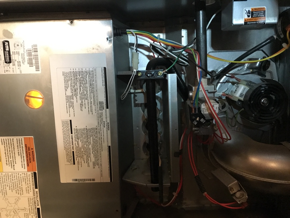 Maintenance and repair on carrier heating systems blower motor not running 