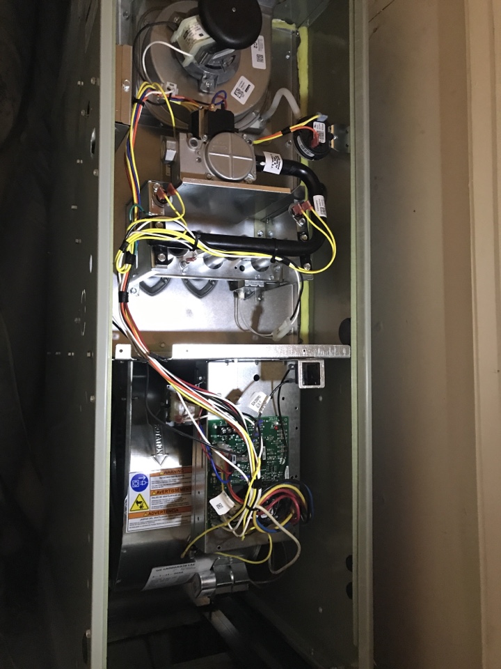 Install new trane furnace 