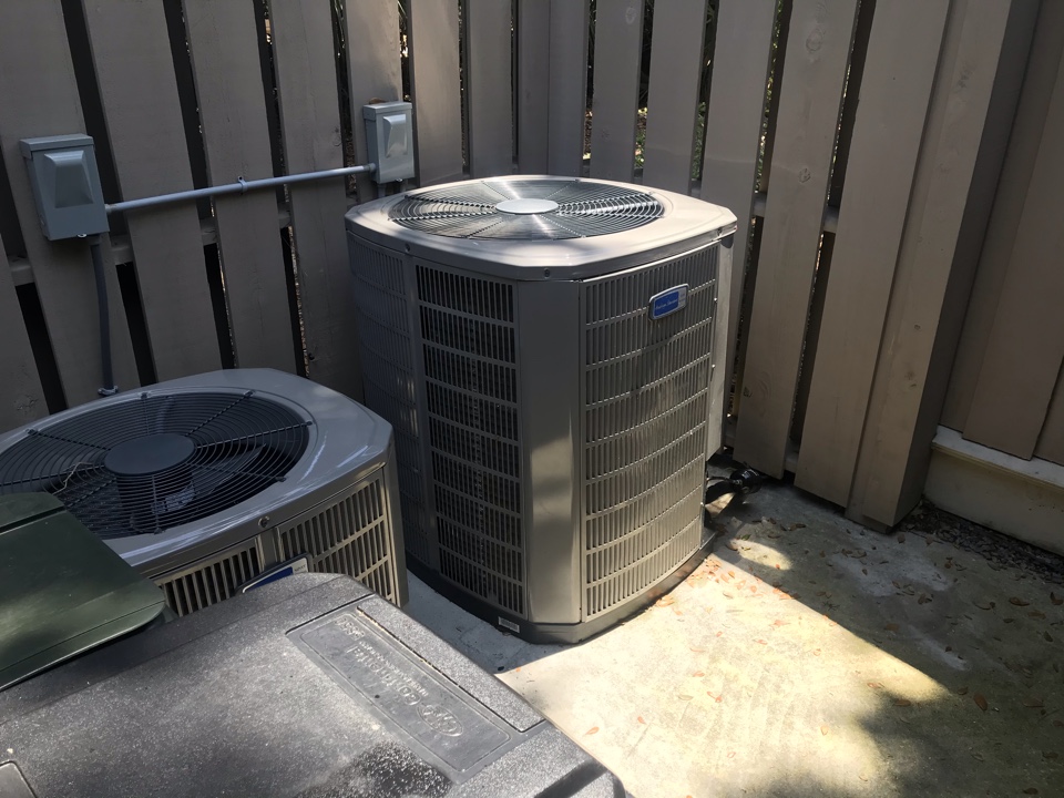 AC service call for 3 ton American Standard system 