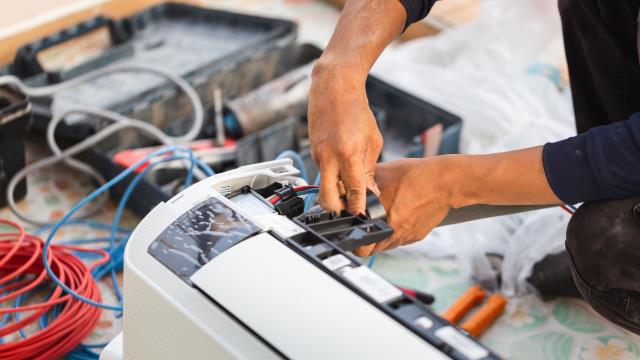 If your air conditioner is not cooling properly, low refrigerant levels may be the cause. Our HVAC technicians inspect your system for refrigerant leaks using specialized tools. We locate the source of the leak, seal it, and recharge your system with the correct amount of refrigerant. This ensures efficient cooling and prevents further damage to your unit. Regular maintenance helps avoid refrigerant issues and keeps your AC running smoothly.
If your air conditioner is not cooling properly, low refrigerant levels may be the cause. Our HVAC technicians inspect your system for refrigerant leaks using specialized tools. We locate the source of the leak, seal it, and recharge your system with the correct amount of refrigerant. This ensures efficient cooling and prevents further damage to your unit. Regular maintenance helps avoid refrigerant issues and keeps your AC running smoothly.
