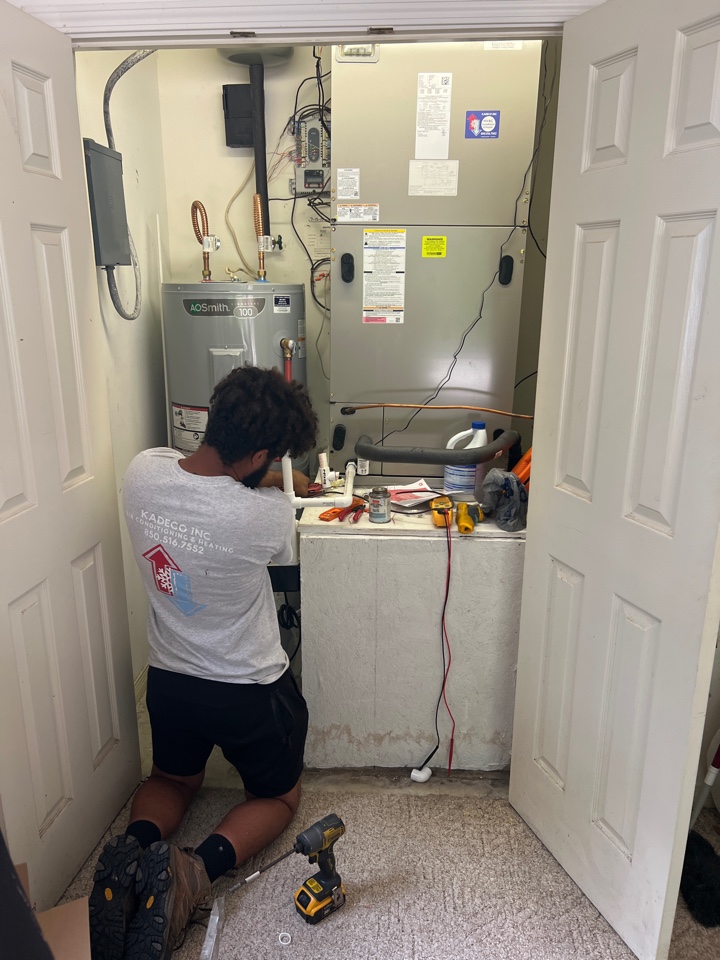 I was tasked with updating an old zone control system and adding a condensation pump due to slow draining. The new system works much better than the old one for dehumidifying. I also had to troubleshoot the system to ensure it was working properly.