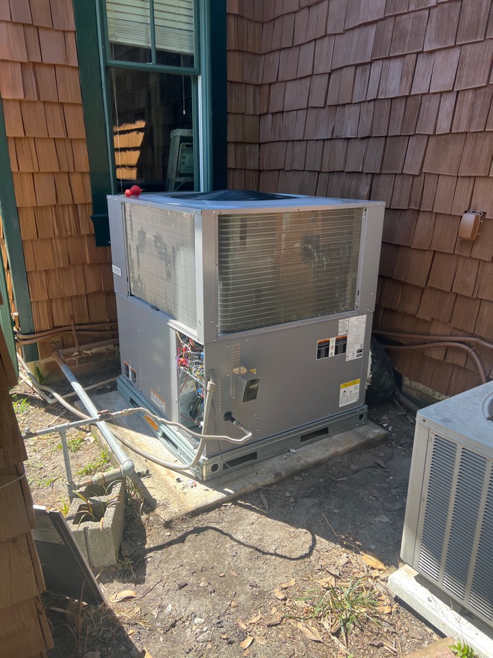 I am a highly skilled and experienced home service professional. I recently completed a job that involved replacing a 4-ton Grandair gas-fired packaged unit due to a lightning strike or power surge that caused it to become non-repairable. The job was completed in a single day, just in time for the owners' return from vacation.