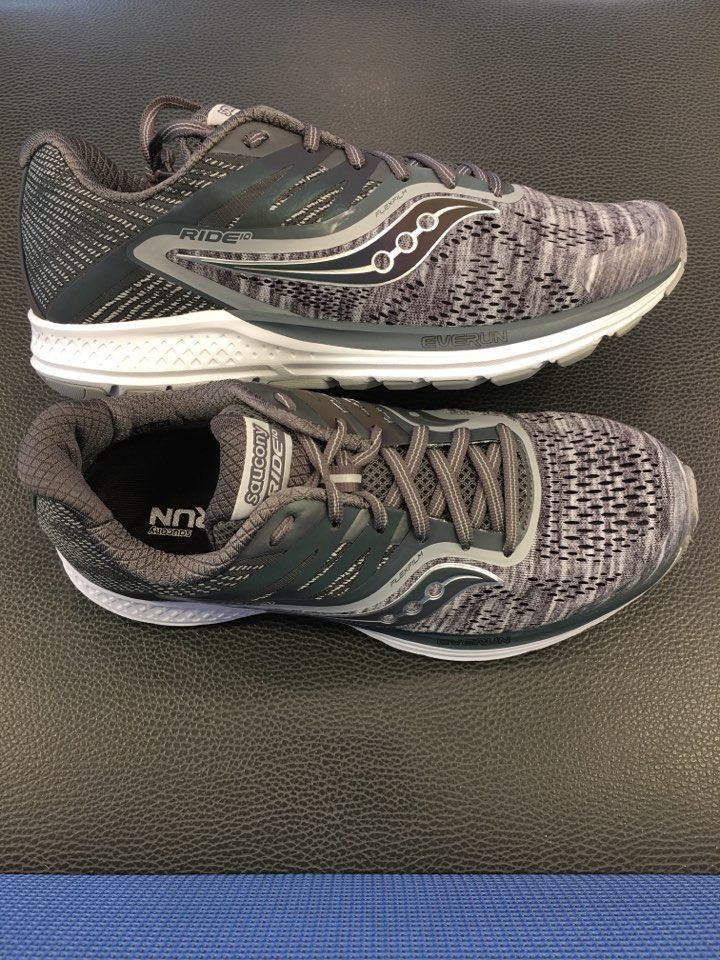 The new Men and Women's Saucony Ride 10. Neutral with moderate cushioning. 8mm offset. Men & Women's running shoes in Houston, TX recommended for the road and track.