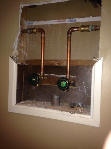 Replace shutoff valves.