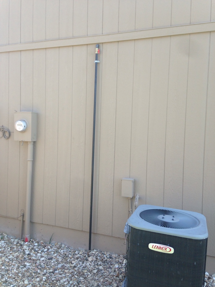 Install new gas line.