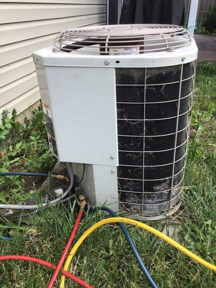 Changing a air conditioner 