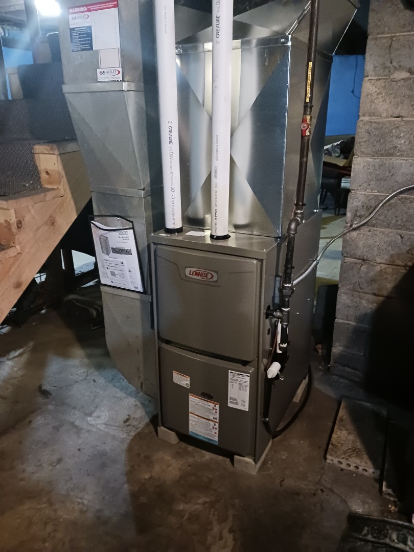 Denmark, WI - install furnace and thermostat 