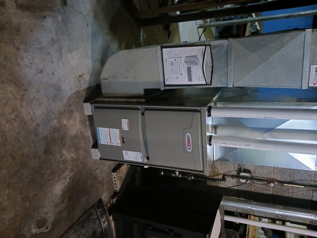 Denmark, WI - install furnace and thermostat 