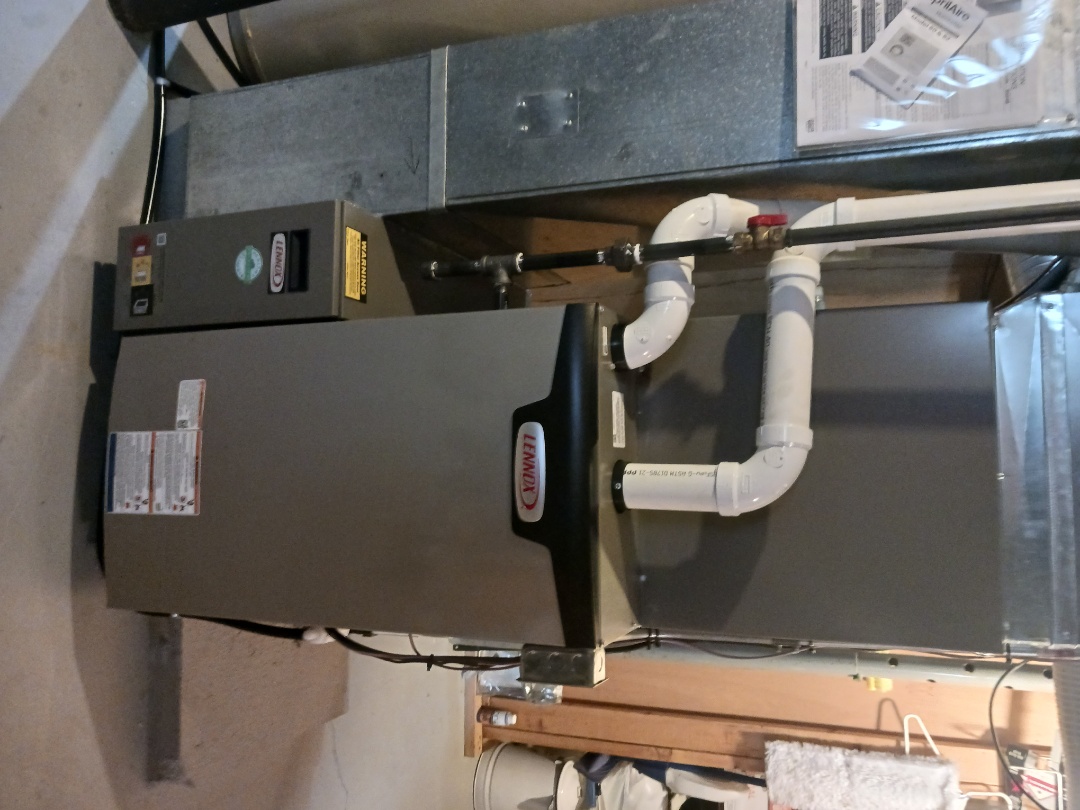 Green Bay, WI - install furnace, air conditioner, humidifier, air cleaner and thermostat 