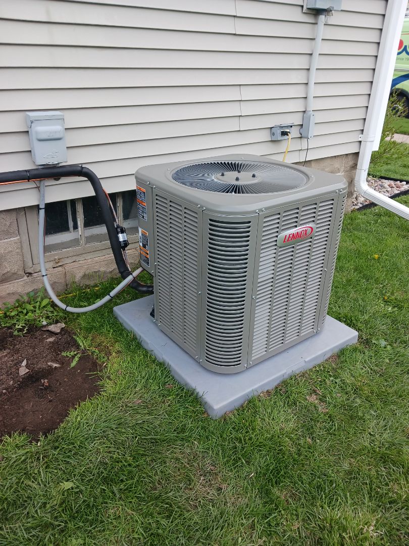 Oshkosh, WI - install furnace and air conditioner 