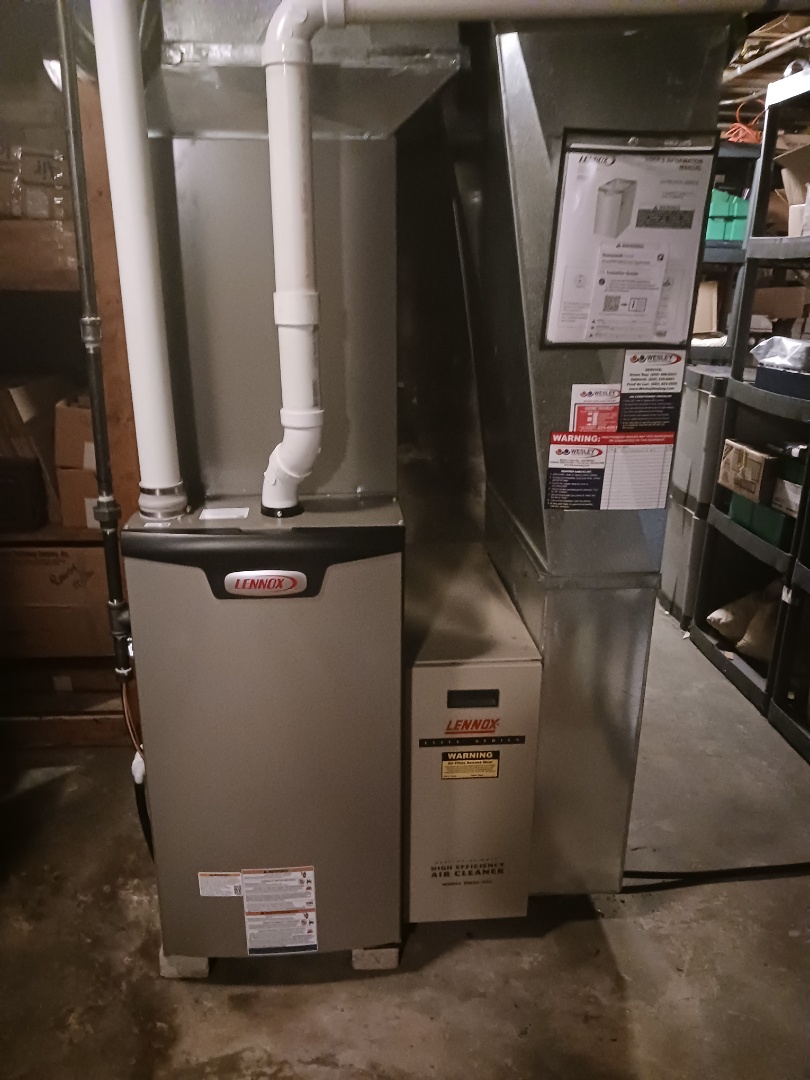 Oshkosh, WI - install furnace and air conditioner 