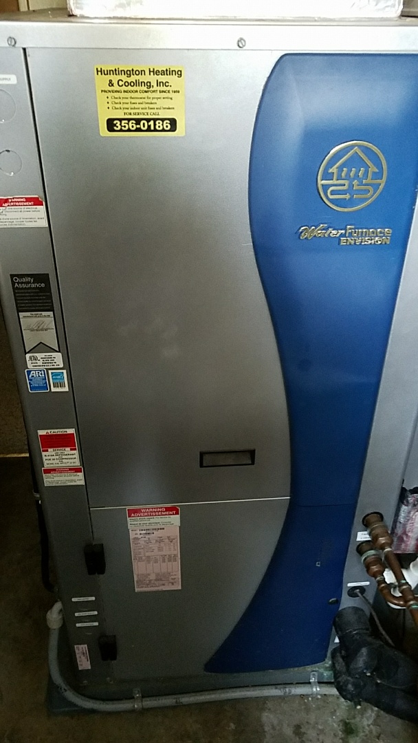 Annual maintenance on Waterfurnace closed loop geothermal. 