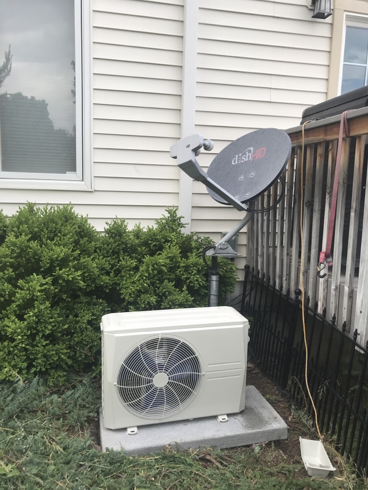 Installed Midea mini split system in Elizabeth CO