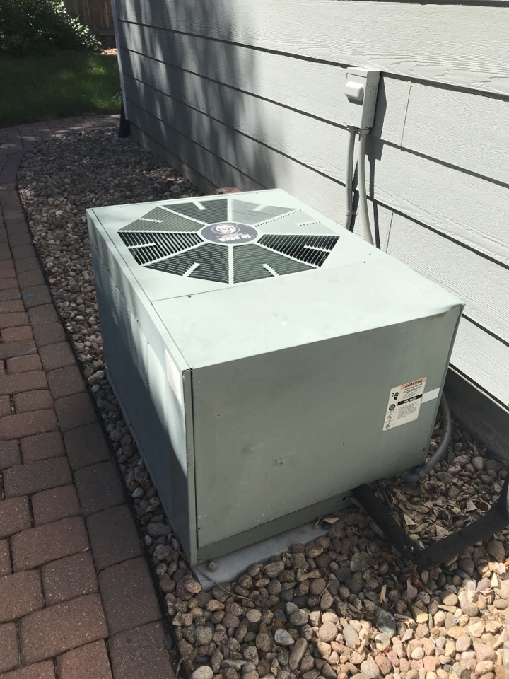 Then Furnace and Ruud AC inspection for sale of house in Roxborough, Littleton, CO