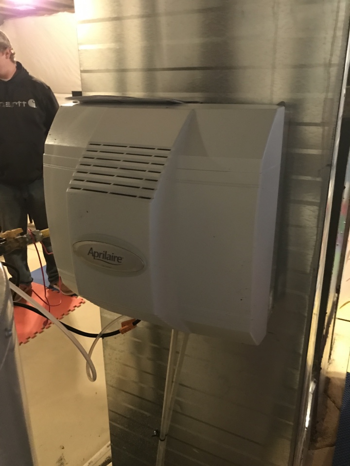 Installed Aprilaire humidifier in Castle Rock, CO