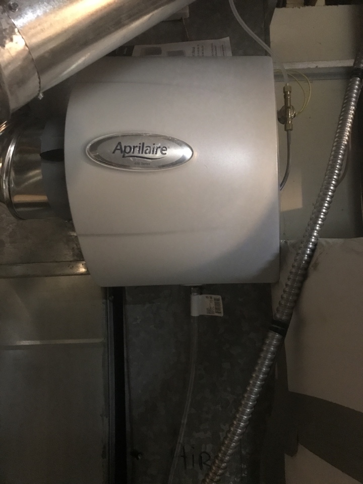 Installed new Aprilaire bypass humidifier in Elizabeth, CO