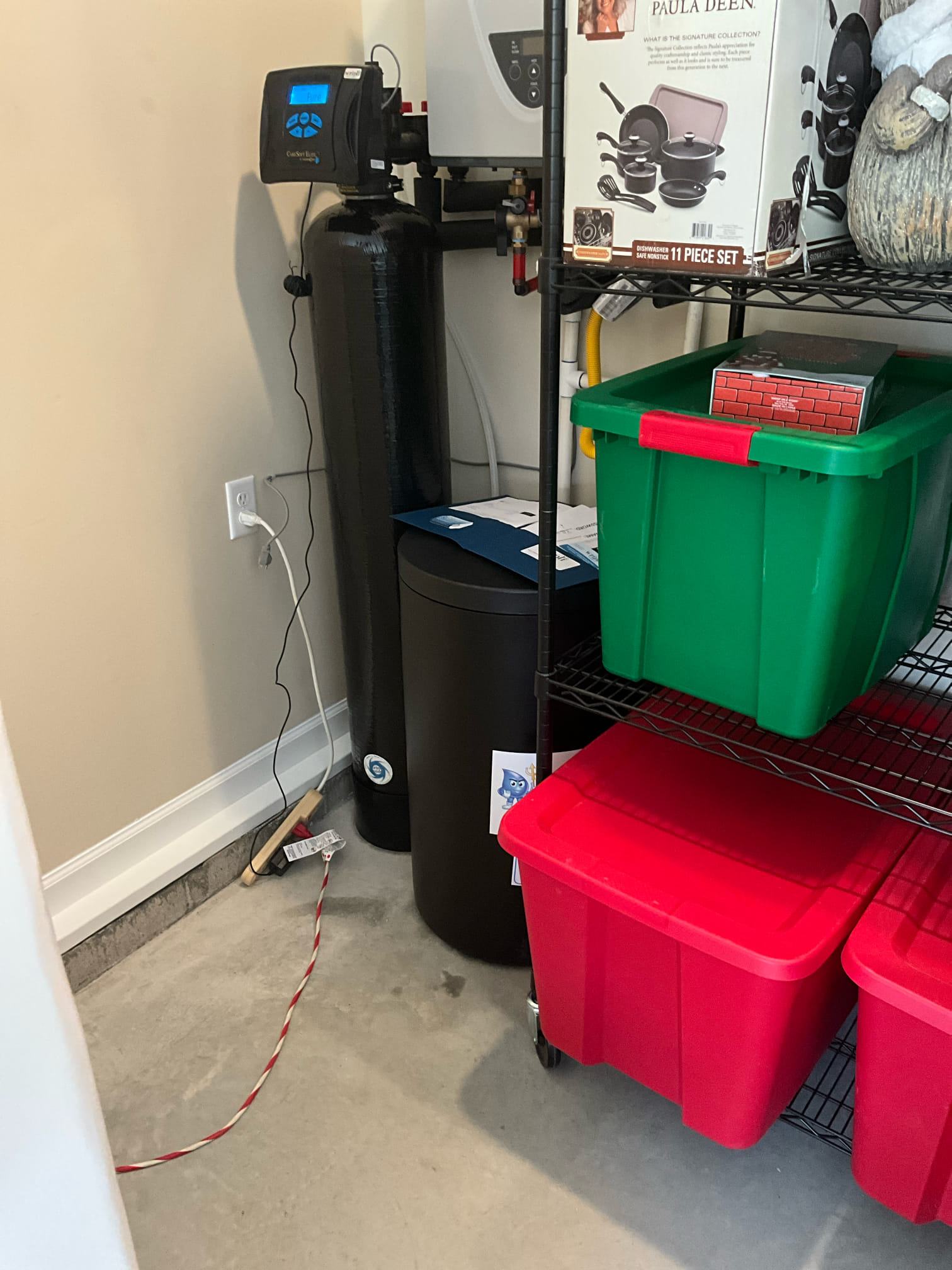 Our Elite WIFI whole home system—this system delivers filtered, softened water to your entire home using industry-leading technology, including WiFi software and a patented chlorine generator. See product details below for more information!

